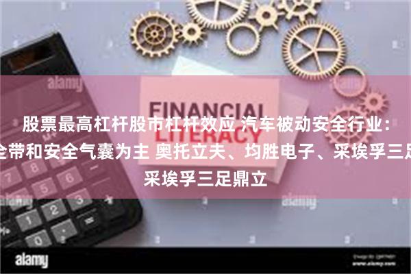 股票最高杠杆股市杠杆效应 汽车被动安全行业：以安全带和安全气囊为主 奥托立夫、均胜电子、采埃孚三足鼎立
